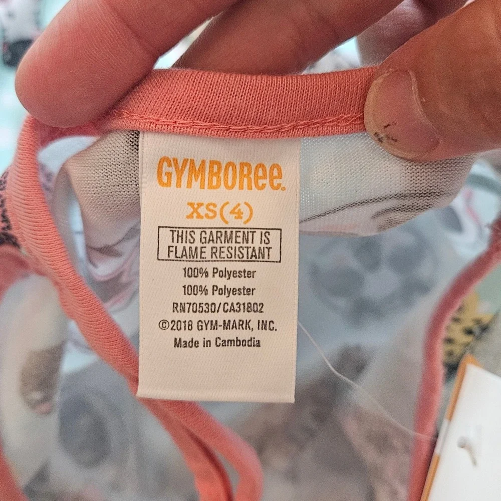 Gymboree Pajamas Nightgown Size XS 4 NEW Mermaid Animal PJ Sleepwear Summer Girl